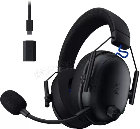 Photo de Casque Gamer sans fil Razer BlackShark V3 pour PlayStation (Noir)