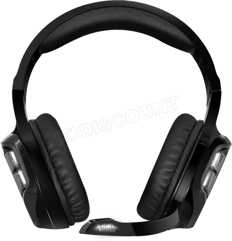 Photo de Casque Gamer sans fil/filaire Spirit of Gamer Xpert-H1100 7.1 (Noir)