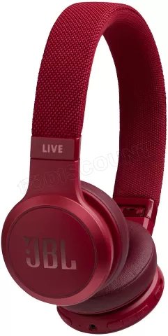 Photo de Casque Micro Bluetooth JBL Live 400BT (Rouge)