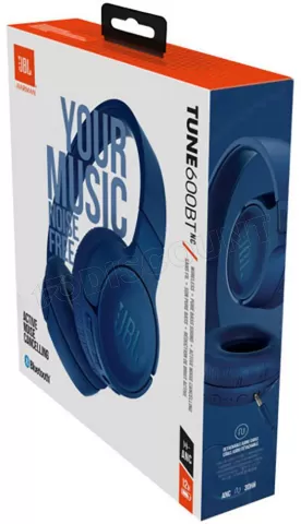 Photo de Casque Micro Bluetooth JBL Tune 600BTNC (Bleu)