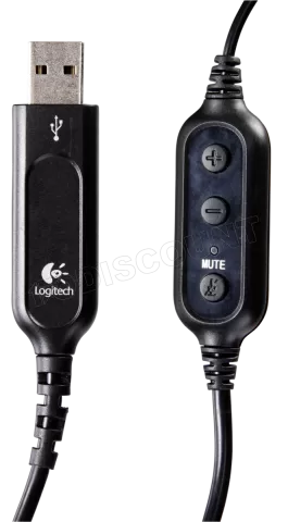 Photo de Casque Micro Logitech Headset PC 960 USB (Noir)