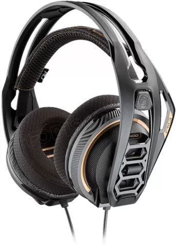 Photo de Casque Micro Plantronics Gaming RIG 300 (Noir/Or)