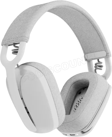 Photo de Casque Micro sans fil Logitech Zone Vibe 100 (Blanc)