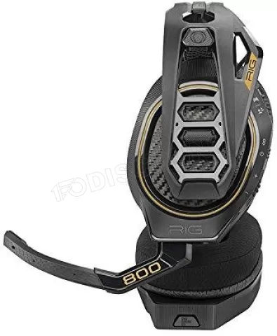 Photo de Casque Micro sans fil Plantronics Gaming RIG 800HD (Noir)
