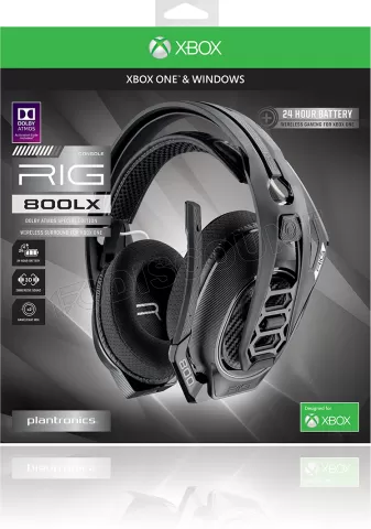 Photo de Casque Micro sans fil Plantronics Gaming RIG 800LX pour Xbox One (Noir)