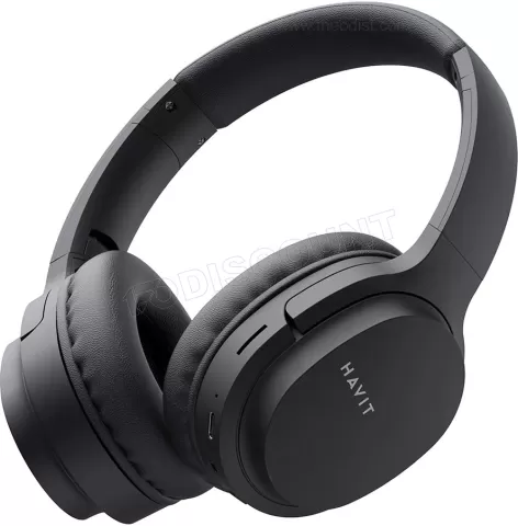 Photo de Casque sans fil Bluetooth Havit H628BT (Noir)