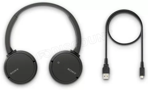Photo de Casque sans fil Bluetooth Sony WH-CH500 (Noir)