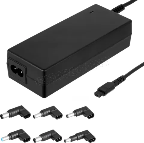Photo de Chargeur Akyga AK-NU-13 pour ordinateur portable 90W (6 Embouts)