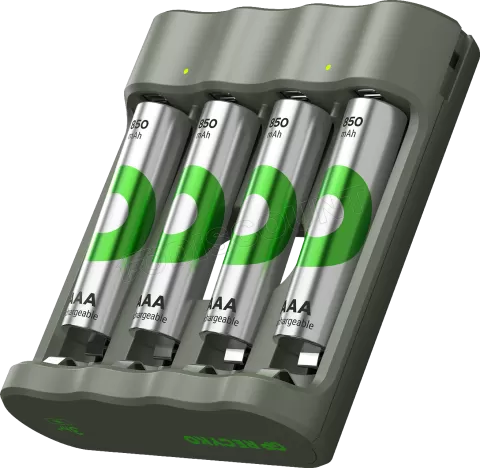 Photo de Chargeur de Piles GP Batteries ReCyko Everyday B441 + 4 piles rechargeables AA 850mAh