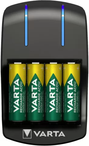 Photo de Chargeur de Piles Varta Plug Charger + 4 piles rechargeables AA 2100mAh