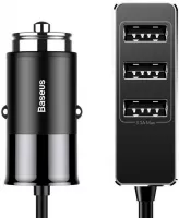Photo de Chargeur de voiture Allume Cigare Baseus 4xUSB (5.5A)