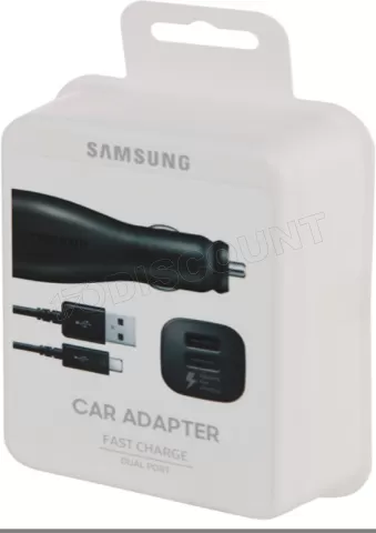 Photo de Chargeur de voiture Allume Cigare Samsung EP-LN920 2x USB
