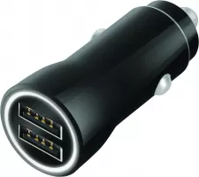 Photo de Chargeur de voiture Allume Cigare Tiemme 2xUSB 12W