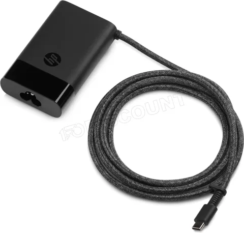 Photo de Chargeur de voyage HP USB Type C pour ordinateur portable 65W