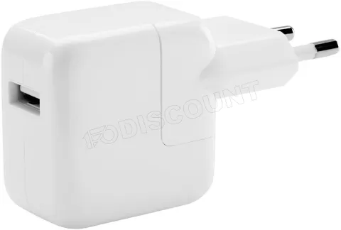 Photo de Chargeur secteur Apple 1 port USB-A 12W (Blanc)