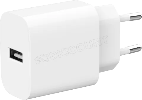 Photo de Chargeur secteur Gembird - 1x USB-A 12W (Blanc)