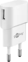 Photo de Chargeur secteur Goobay 1x port USB-A 5W (Blanc)
