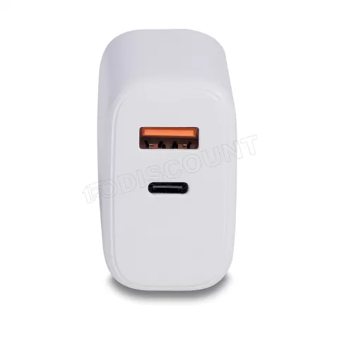 Photo de Chargeur secteur Lindy 1xUSB A & 1x USB C 30W (Noir)