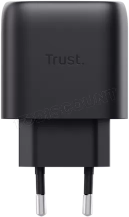Photo de Chargeur secteur Trust Maxo 1x port USB-C - 45W- Cable 2m inclus (Noir)