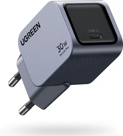 Photo de Chargeur secteur Ugreen Nexode S USB-C 30W (Gris)