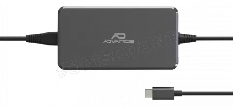 Photo de Chargeur secteur universel pour ordinateur portable Advance QuickFlex 1xUSB-C 90W (Noir)