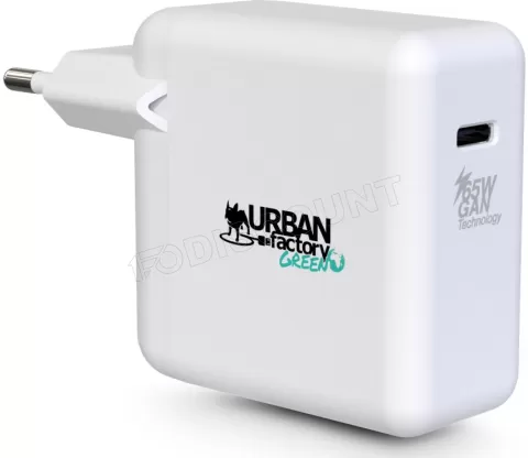 Photo de Chargeur secteur Universel Urban Factory USB-C - 65W (Blanc)