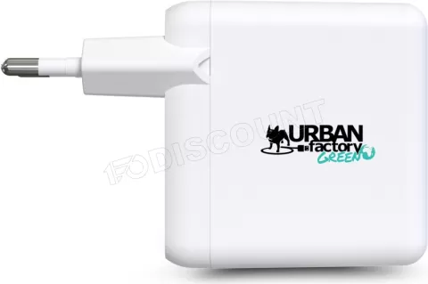 Photo de Chargeur secteur Universel Urban Factory USB-C - 65W (Blanc)