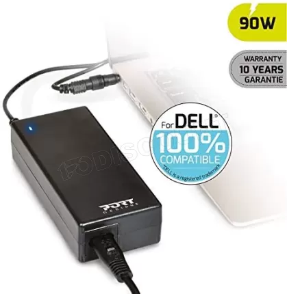 Photo de Chargeur universel Port Designs compatible Dell - 90W (2 embouts)