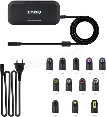 Photo de Chargeur universel TooQ 90W - 12 embouts
