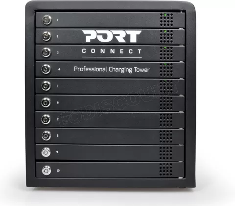 Photo de Chariot Port Designs pour 10 tablettes avec porte individuelle - 10"max