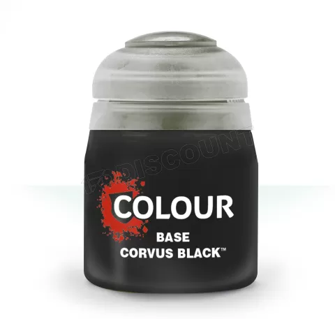Photo de Citadel Pot de Peinture - Base Corvus Black (12ml)