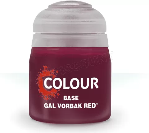 Photo de Citadel Pot de Peinture - Base Gal Vorbak Red (12ml)