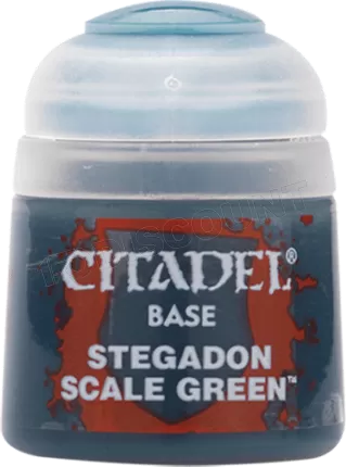 Photo de Citadel Pot de Peinture - Base Stegadon Scale Green (12ml)