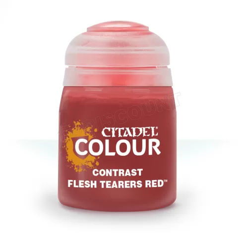 Photo de Citadel Pot de Peinture - Contrast Flesh Tearers Red (18ml)