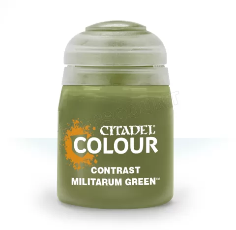 Photo de Citadel Pot de Peinture - Contrast Militarum Green (18ml)