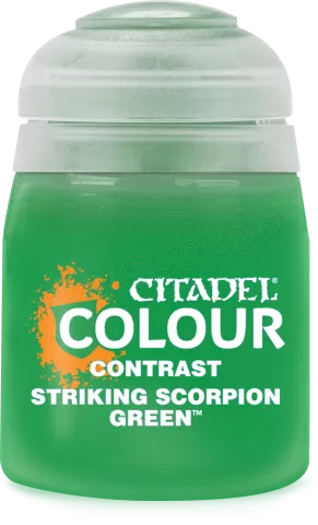 Photo de Citadel Pot de Peinture - Contrast Striking Scorpion Green (18ml)