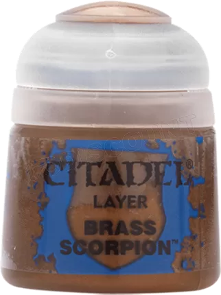 Photo de Citadel Pot de Peinture - Layer Brass Scorpion (12ml)