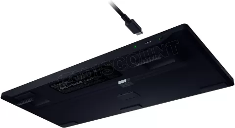 Photo de Clavier filaire Gamer mécanique (Razer Orange) Razer BlackWidow V4 Low-profile Tenkeyless HyperSpeed RGB (Noir)