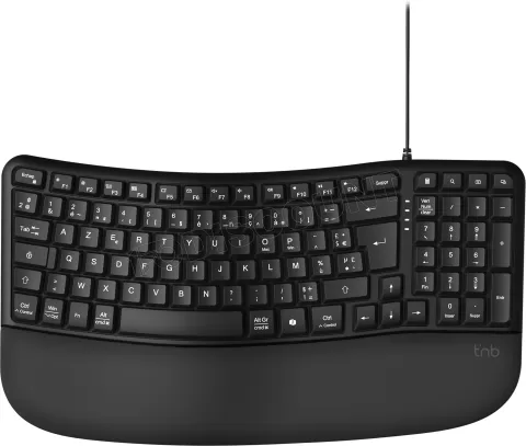 Photo de Clavier filaire T'nB Ergo (Noir)