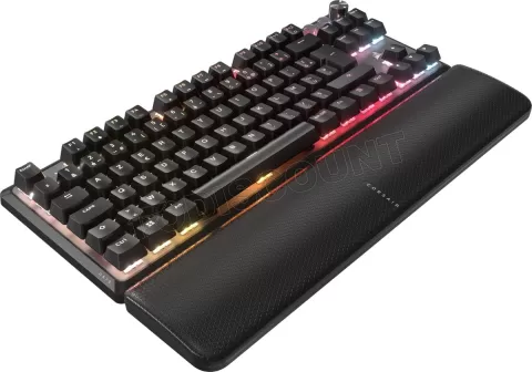 Photo de Clavier Gamer mécanique Corsair K70 Pro TKL RGB (Noir)