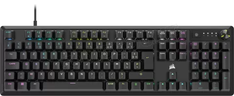 Photo de Clavier Gamer mécanique (Corsair MLX Red linear) Corsair K70 Core RGB (Noir)