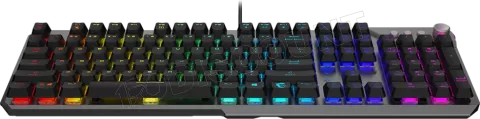 Photo de Clavier Gamer mécanique (Kailh Midnight Pro Silent) MSI Strike 600 RGB (Gris/Noir)