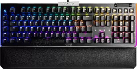 Photo de Clavier Gamer mécanique (Light Strike Silver) EVGA Z20 RGB (Noir)