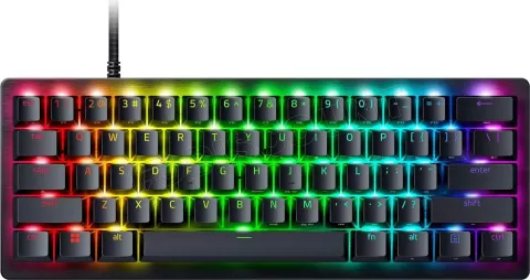 Photo de Clavier Gamer mécanique (Razer Optical) Razer Huntsman V3 Pro Mini RGB (Noir)