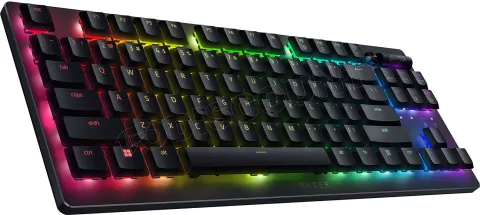 Photo de Clavier Gamer mécanique (Razer Optical Switch Red) Razer DeathStalker V2 Pro Tenkeyless RGB (Noir)