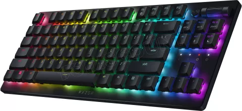 Photo de Clavier Gamer mécanique (Razer Optical Switch Red) Razer DeathStalker V2 Pro Tenkeyless RGB (Noir)