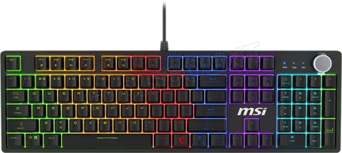 Photo de Clavier Gamer mécanique (Red Switch) MSI Forge GK320 RGB (Noir)