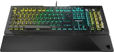 Photo de Clavier Gamer mécanique (Roccat Titan Optical Red) Roccat Vulcan Pro RGB (Noir)