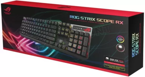 Clavier Gamer mécanique (Rog RX Red) Asus Rog Strix Scope RX RGB (Noir) à  prix bas