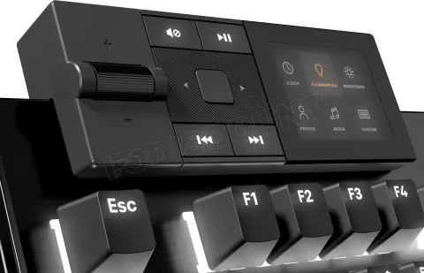 Photo de Clavier Gamer mécanique (Silent Tactile) be quiet! Dark Mount RGB (Noir)
